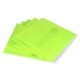 Fluo yellow poured plexiglass - 3mm - 200x200mm - 5pcs.