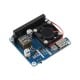 Power over Ethernet HAT (C), PoE and 802.3af/at power overlay, for Raspberry Pi 3B+/4B, Waveshare 1944