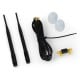 Gecko LTE Antenna 7dBi 2x SMA 800-2700MHz - 50cm