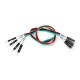 Gravity - set of I2C/UART connection cables - female-male - 30cm - 5 pcs, - DFRobot FIT0916-MF