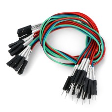 Gravity - set of I2C/UART connection cables - female-male - 30cm - 5 pcs, - DFRobot FIT0916-MF