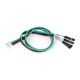 Gravity - I2C/UART connection cable set - PH2.0-female - 30cm - 5 pcs - DFRobot FIT0916-F