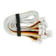 Grove - a set of 5 female-female 4-pin - 20cm cables