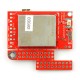 Module GSM LTE NB IoT EGPRS GNSS, u-GSM shield v2.19 BG96, for Arduino and Raspberry Pi, u.FL connector