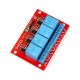 Relay module Iduino 4 channels - 10A/250VAC contacts - 5V coil