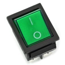 MK621 On-Off Switch 250V/15A - Green