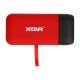 Charger for Li-Ion 18650/18700/20700/21700 batteries with PowerBank function - XTAR PB2S - red