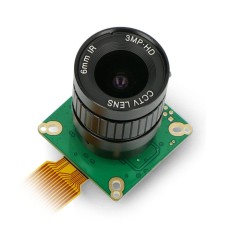 IMX477 12.3MPx HQ kamera su 6mm CS laikikliu, skirta Raspberry Pi, ArduCam B0240