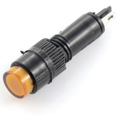 LED indicator 230VAC - 8mm - yellow