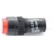 LED indicator 230V AC - 12mm - red