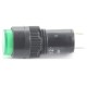 LED indicator 230V AC - 12mm - green