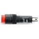 LED indicator 12V DC - 8mm - red