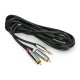 2xRCA - 3.5mm jack cable 2.5m blow - Black