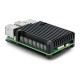 justPi case for Raspberry Pi 5 - aluminum - black