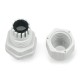 Sealed cable gland IP68 - PG7 thread - gray - 5 pcs