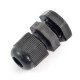 Cable gland hermetic IP68 - PG9 thread - black - 5 pcs