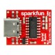 Converter USB-UART FTDI CH340C 3.3 / 5 V USB type C, SparkFun DEV-15096