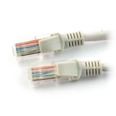 Lanberg Ethernet Patchcord laidas UTP 5e 0.5m - pilkas