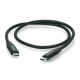 USB C - USB C 2.0 cable Lanberg black premium QC 4.0 PD 0.5m