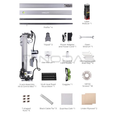 Creality CR-Laser Falcon 3D Laser Engraver- 10W