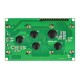 LCD display 4x20 green characters with connectors - justPi