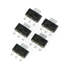 Linear voltage regulator LDO 3.3V LM1117MP - SMD SOT223 - 5 pcs