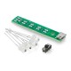 Juosta 4xLED USB 5V su maitinimo jungikliu - Kitronik 2176