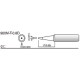 Soldering tip - type 900M T-0.8D