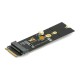 M.2 Key M to Key A adapter with USB Conversion - for PCIe devices - Waveshare 20315