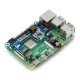 Power over Ethernet HAT (E) - 802.3af PoE and network power overlay - for Raspberry Pi 3B+/4B - Waveshare 23285