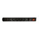 Power strip with security Acar S10 black - 10 sockets - 1.5m 