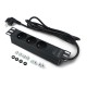 Power strip for 10'' server racks - 3 sockets 16A - 2m - black - Lanberg PDU-03E-0200-BK