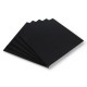 Black matt poured plexiglass - 3mm - 200x200mm - 5pcs.