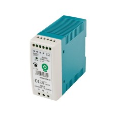 MDIN40W24 maitinimo šaltinis DIN bėgiui - 24V / 1.7A / 40W 