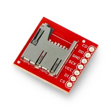 MicroSD card reader module, SparkFun BOB-00544