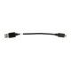 Laidas microUSB B - USB A 2.0 Hi-Speed ​​- 0.15m - juodas