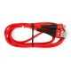 MicroUSB B-A cable eXtreme Spider - 1.5m - red