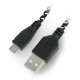 USB A - B cable braided 1m