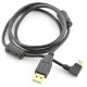 MicroUSB B - A - Blow - 1.0m angular - black