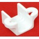 Extended micro motor mount, white, x2, Pololu 1089