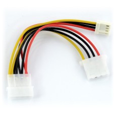 Molex maitinimo laidas mini-Molex + Molex - 15cm