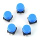 Tact Switch 12x12mm buttons set 50 pcs - colored caps + organizer