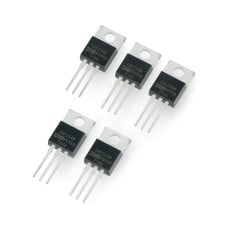 Transistor N-MOSFET IRFZ34N - THT - 5 pcs.