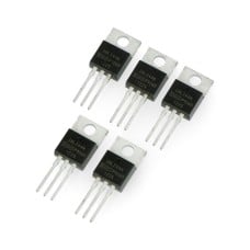 Transistor N-MOSFET IRLZ44N - THT - 5 pcs