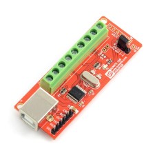 8 Channel USB GPIO Module With Analog Inputs