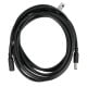 DC extension cable 5.5/2.5mm - male-female - 3m - black - Goobay 71401