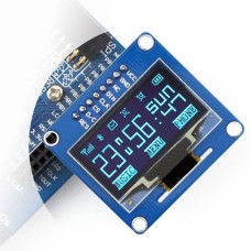 OLED ekranas mėlynas, 1.3” (B), 128x64px SPI/I2C, tiesios jungtys, Waveshare 10451