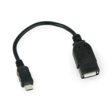 OTG Host microUSB - USB kabelis - 12cm