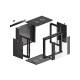 Hanging rack installation cabinet - 19'' 9U 570x450mm - black - Lanberg WFFA-5409-10B