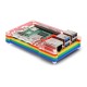 Pibow Coupe 5 - Raspberry Pi 5 dėklas - Rainbow - PiMoroni PIM678